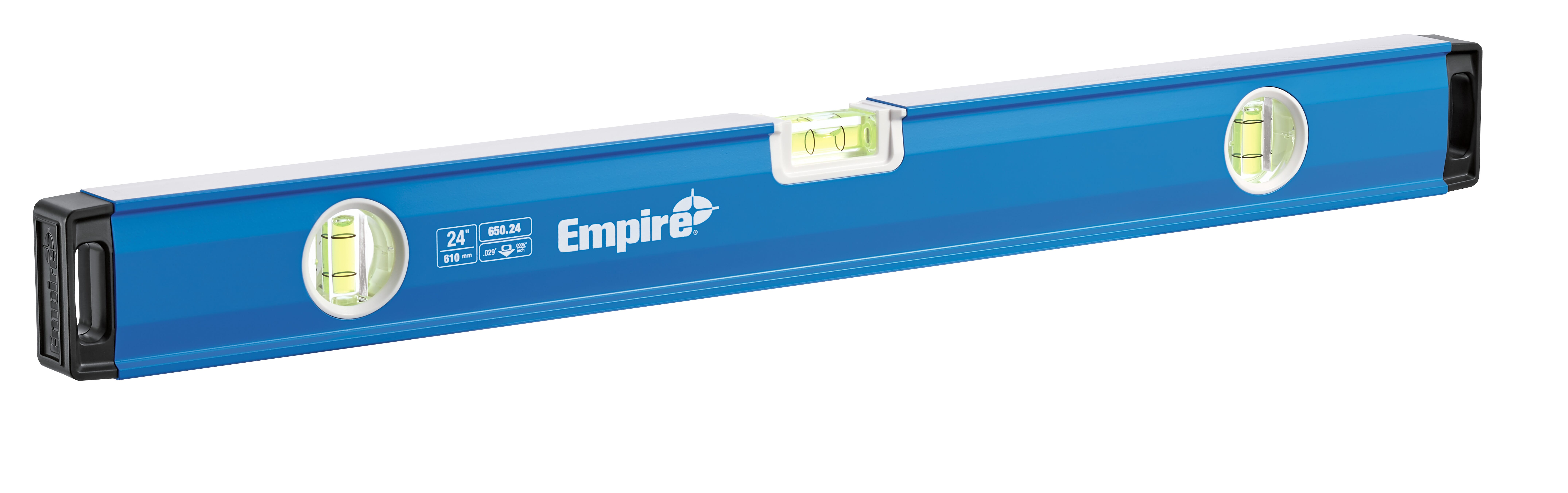 Milwaukee® Empire® 650.24 650 Compact Box Level, 24 in L, 3 Vials, Aluminum, 0.0005 in Accuracy
